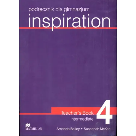 INSPIRATION 4. PODRĘCZNIK. Amanda Bailey, Susannah McKee