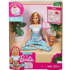 LALKA BARBIE MEDYTACJA Z MUZYKĄ I AKCESORIAMI MATTEL 3+