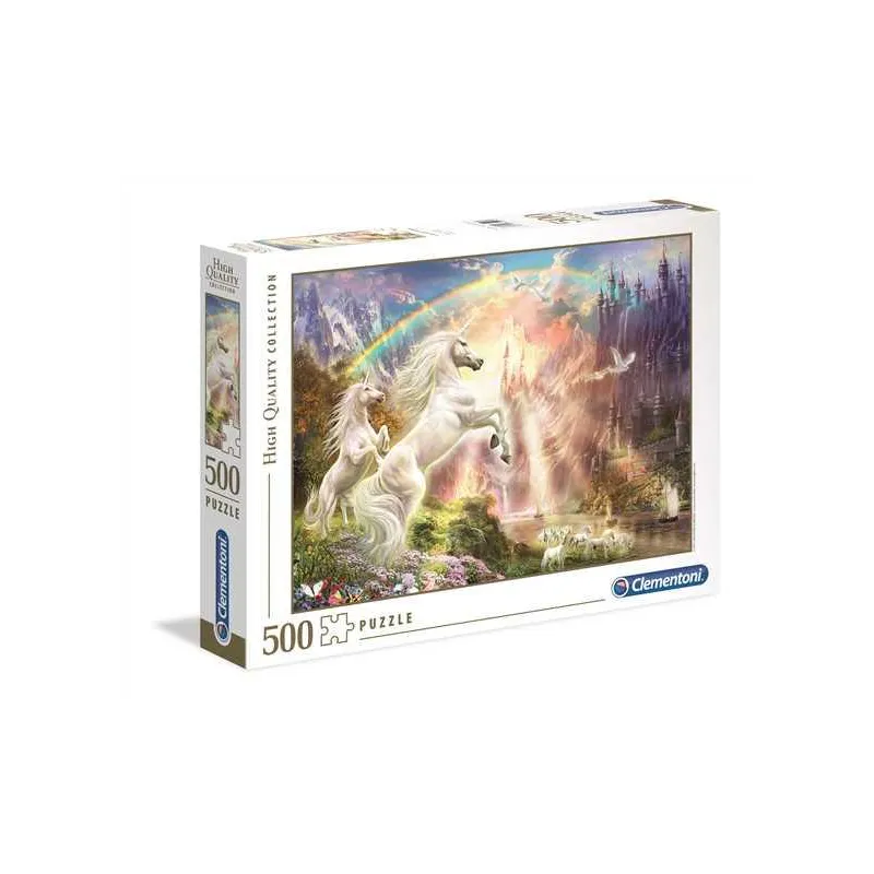 ZACHÓD SŁOŃCA JEDNOROŻCE PUZZLE 500 ELEMENTÓW CLEMENTONI 9+