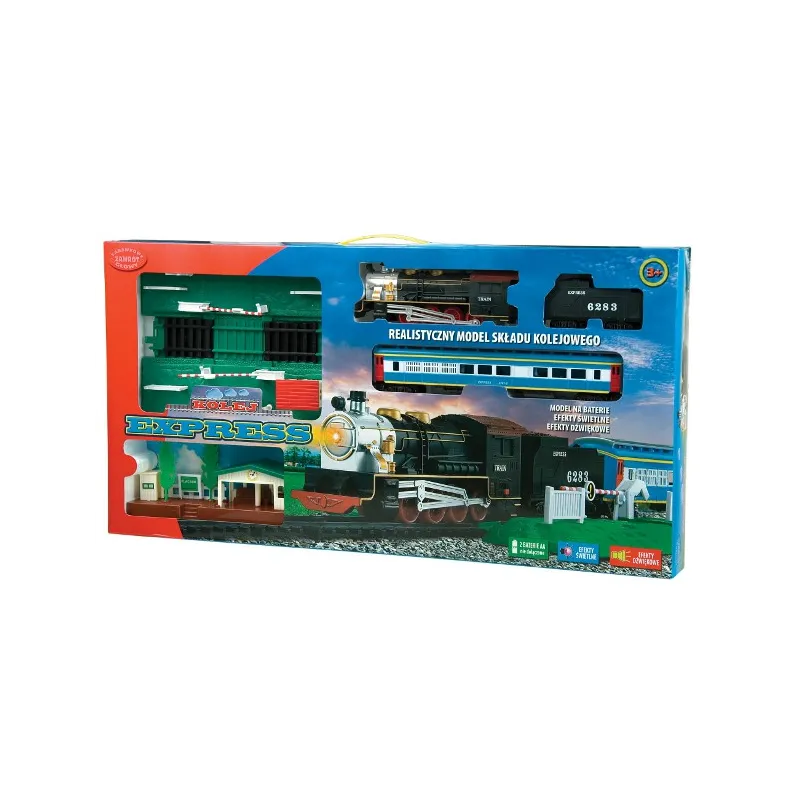 KOLEJKA EXPRESS + PRZEJAZD KOLEJOWY 3+
