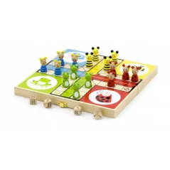 Chińczyk Bitwa Na Łące Gra Planszowa Viga Toys 3+