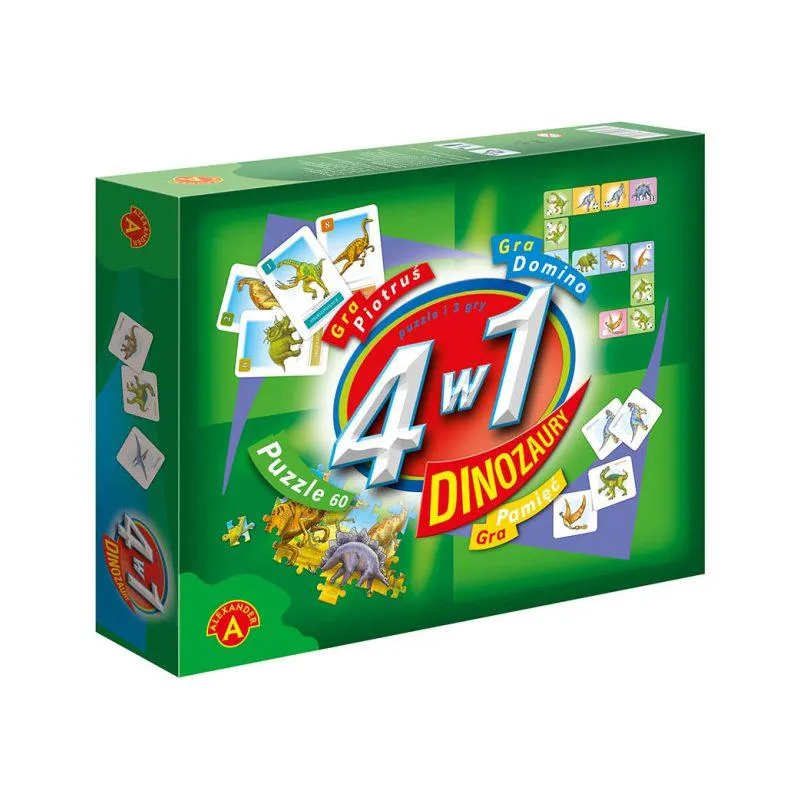 DINOZAURY GRA RODZINNA 4W1 ALEXANDER 4+