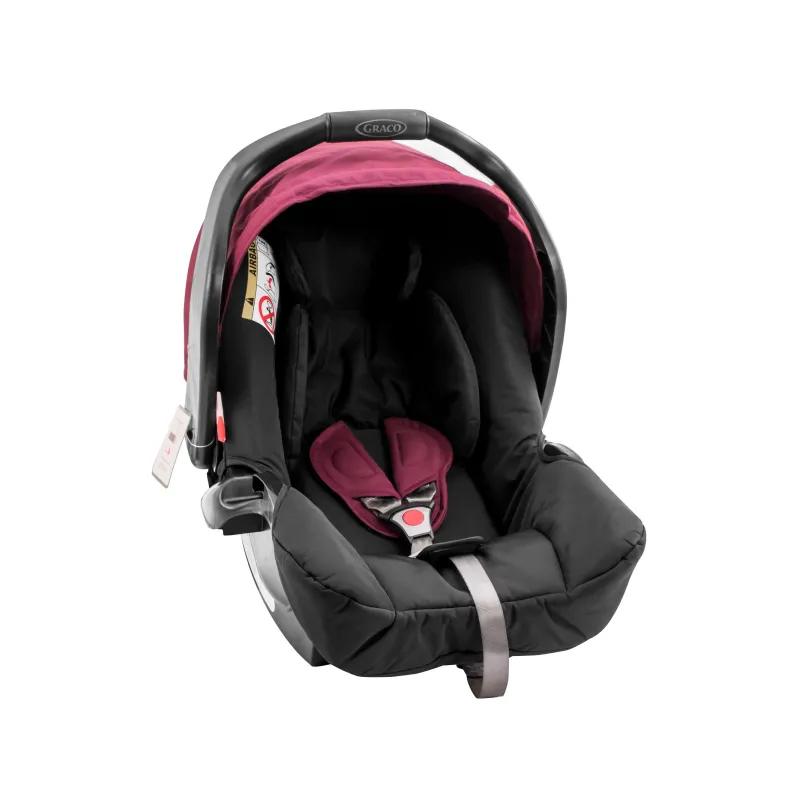 FOTELIK SAMOCHODOWY NOSIDEŁKO GRACO JUNIOR BABY GRAPE 0–13 KG – TYŁEM DO KIERUNKU JAZDY, TRAVEL SYSTEM