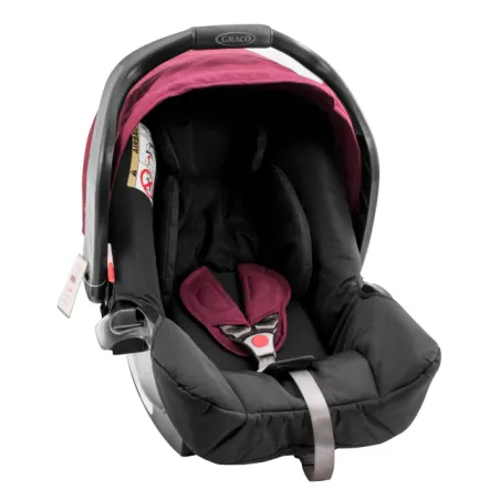 FOTELIK SAMOCHODOWY NOSIDEŁKO GRACO JUNIOR BABY GRAPE 0–13 KG – TYŁEM DO KIERUNKU JAZDY, TRAVEL SYSTEM
