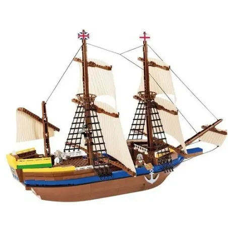 STATEK MAYFLOWER KLOCKI 640 ELEMENTÓW COBI 7+