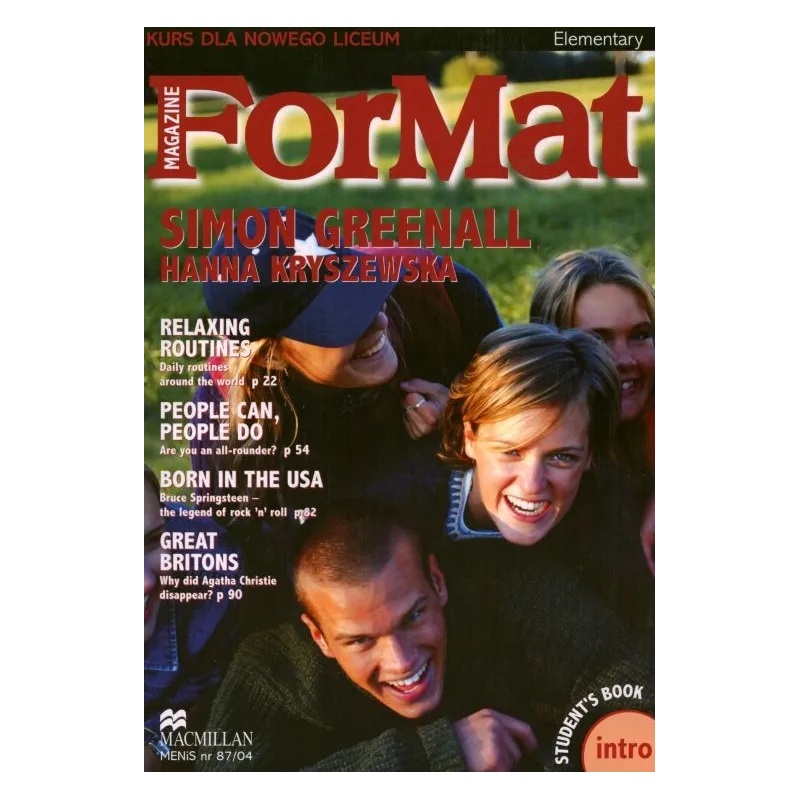MAGAZINE FORMAT. PODRĘCZNIK. Simon Greenall, Hanna Kryszewska