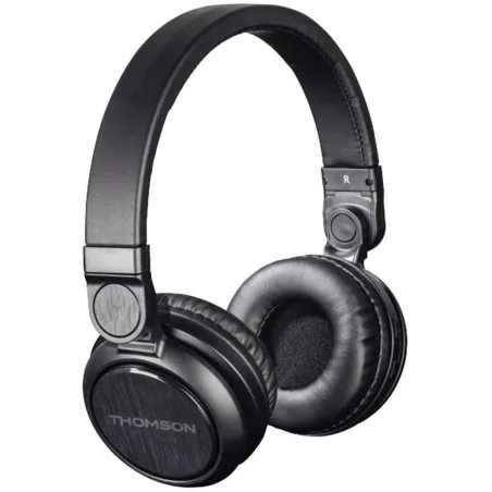 Słuchawki Bezprzewodowe Bluetooth Z Mikrofonem, Jack 3,5 Mm, Czarne Thomson Whp-6007B