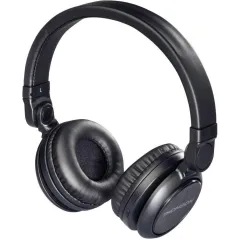 SŁUCHAWKI BEZPRZEWODOWE BLUETOOTH Z MIKROFONEM, JACK 3,5 MM, CZARNE THOMSON WHP-6007B