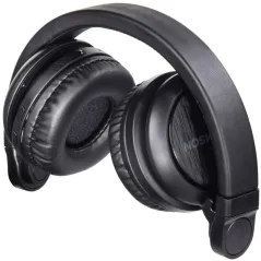 SŁUCHAWKI BEZPRZEWODOWE BLUETOOTH Z MIKROFONEM, JACK 3,5 MM, CZARNE THOMSON WHP-6007B