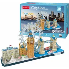LONDYN PUZZLE 3D 107 ELEMENTÓW 8+ - Dante