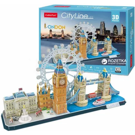 LONDYN PUZZLE 3D 107 ELEMENTÓW 8+ - Dante