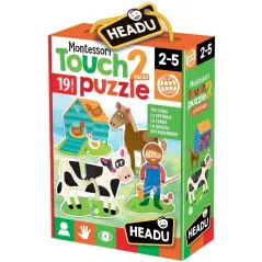 PIERWSZE PUZZLE FARMA 19 ELEMENTÓW MONTESSORI 2-5 LAT