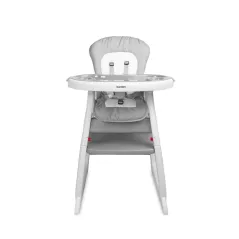 Wielofunkcyjne Krzesełko Do Karmienia 2W1 Caretero Homee Grey – Zestaw Ze Stolikiem 6M+
