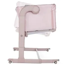 Łóżeczko Dostawne Z Regulacją Wysokości I Funkcją Kołyski Chicco Next2Me Magic Candy Pink