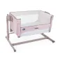 Łóżeczko Dostawne Z Regulacją Wysokości I Funkcją Kołyski Chicco Next2Me Magic Candy Pink