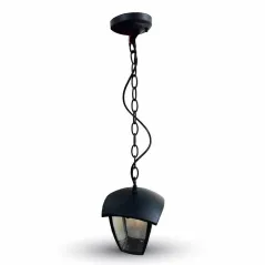 LAMPA OGRODOWA WISZĄCA LED E27 IP65 CZARNA V-TAC VT-735
