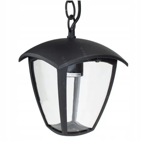 Lampa Ogrodowa Wisząca Led E27 Ip65 Czarna V-Tac Vt-735
