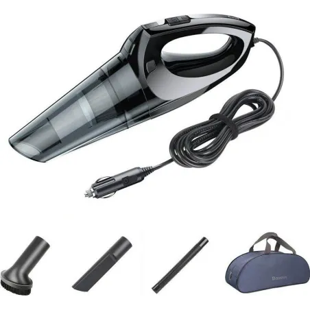 KOMPAKTOWY ODKURZACZ SAMOCHODOWY 65W Z LATARKĄ LED BASEUS SHARK ONE ACH501‑01