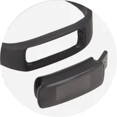 WODOODPORNA OPASKA SPORTOWA FITNESS Z PULSOMETREM I MULTISPORT FOREVER SB‑400 SMARTBAND