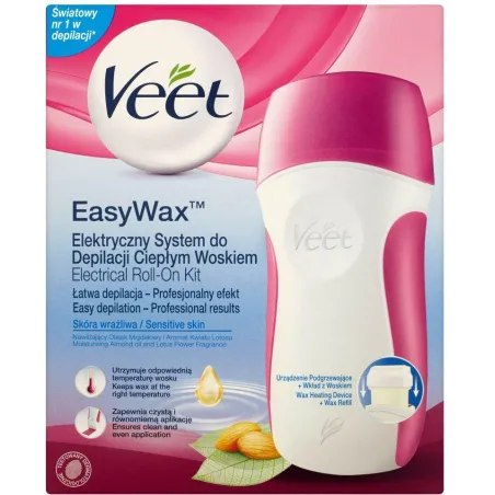 VEET EASYWAX ELEKTRONICZNY SYSTEM DO DEPILACJI CIEPŁYM WOSKIEM Z OLEJKIEM ARGANOWYM