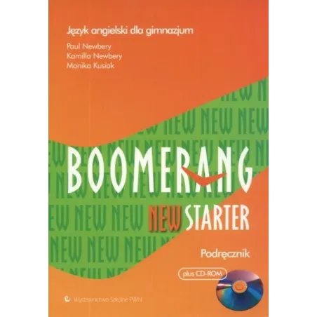 Boomerang New Starter. Podręcznik + Cd Język Angielski Boomerang New Starter. Podręcznik + Cd Język Angielski