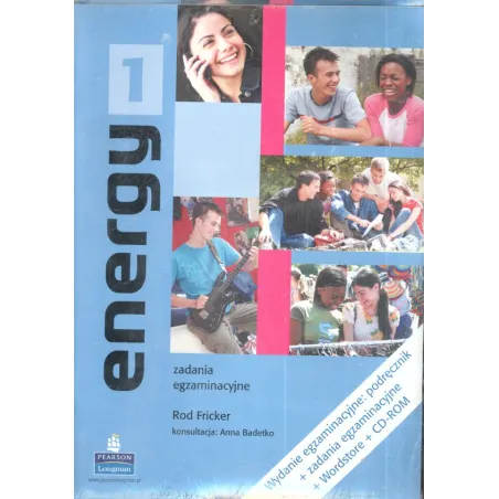 Energy 1. Wydanie Egzaminacyjne Podręcznik, Zadania Egzaminacyjne +Cd.