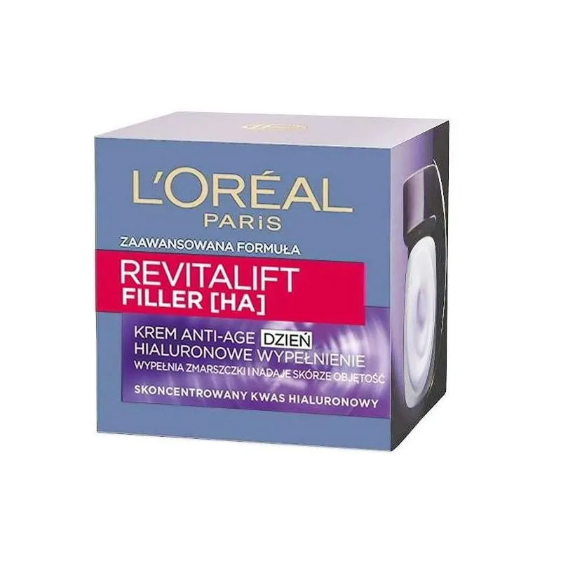 LOREAL PARIS REVITALIFT FILLER [HA] KREM ANTI-AGE NA DZIEŃ 50 ML