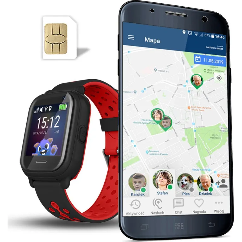 SMARTWATCH CALMEAN NEMO 2 DLA DZIECI – LOKALIZACJA GPS, ROZMOWY, SOS, WODOODPORNY