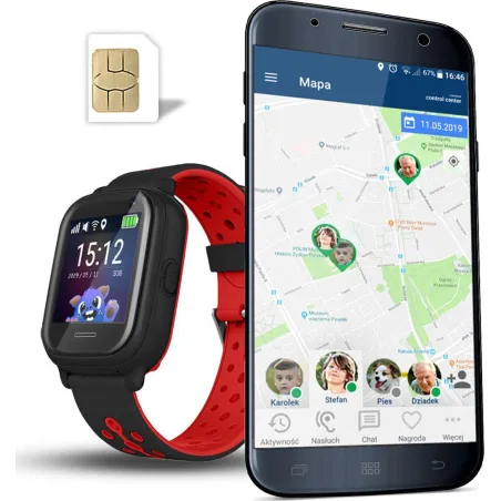 SMARTWATCH CALMEAN NEMO 2 DLA DZIECI – LOKALIZACJA GPS, ROZMOWY, SOS, WODOODPORNY