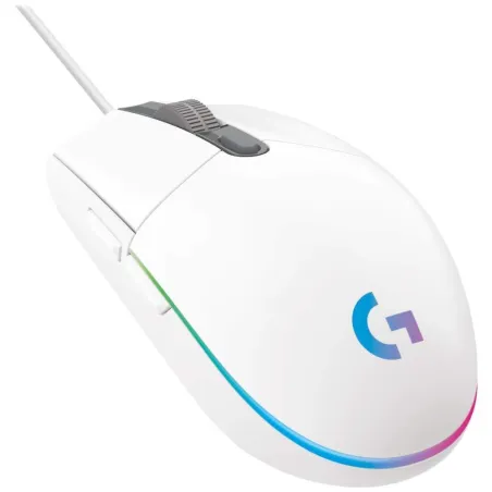 MYSZ GAMINGOWA LOGITECH G203 PRODIGY GAMING MOUSE - BIAŁA, SZEŚĆ PROGRAMOWALNYCH PRZYCISKÓW I RGB PODŚWIETLENIE