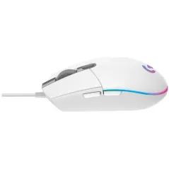 MYSZ GAMINGOWA LOGITECH G203 PRODIGY GAMING MOUSE - BIAŁA, SZEŚĆ PROGRAMOWALNYCH PRZYCISKÓW I RGB PODŚWIETLENIE
