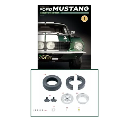 FORD MUSTANG SHELBY GT500® 1967 – KOLEKCJA DE AGOSTINI, ZBUDUJ WŁASNY MODEL | NUMER 2/2025