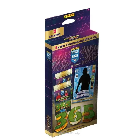 KARTY FIFA 365 ADRENALYN + 3 KARTY Z LIMITOWANEJ EDYCJI XXL PANINI 5+