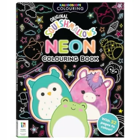 Original Squishmallows. Neonowa Kolorowanka Original Squishmallows. Neonowa Kolorowanka