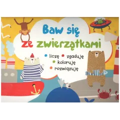 BAW SIĘ ZWIERZĄTKAMI BLOK Z NAKLEJKAMI 