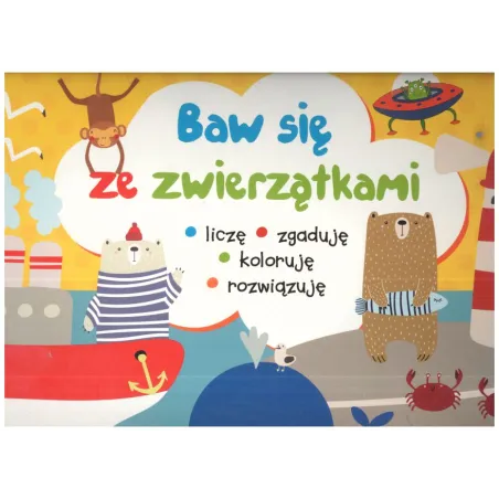 BAW SIĘ ZWIERZĄTKAMI BLOK Z NAKLEJKAMI 