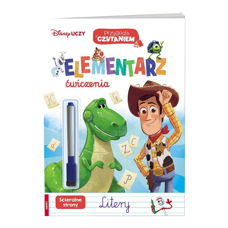 DISNEY UCZY. PRZYGODA Z CZYTANIEM. ELEMENTARZ ĆWICZENIA