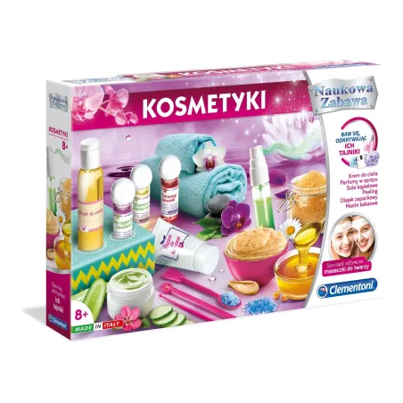 Stwórz Własne Kosmetyki Naukowa Zabawa Clementoni 8+ Stwórz Własne Kosmetyki Naukowa Zabawa Clementoni 8+