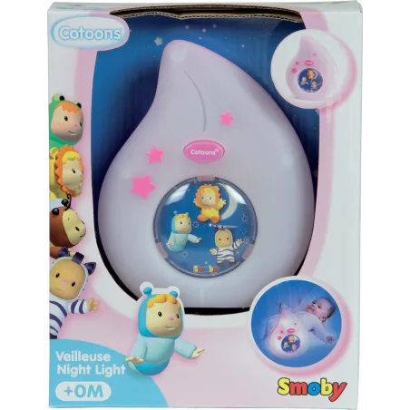 Lampka Nocna Do Łóżeczka Różowa Smoby Cotoons 0+