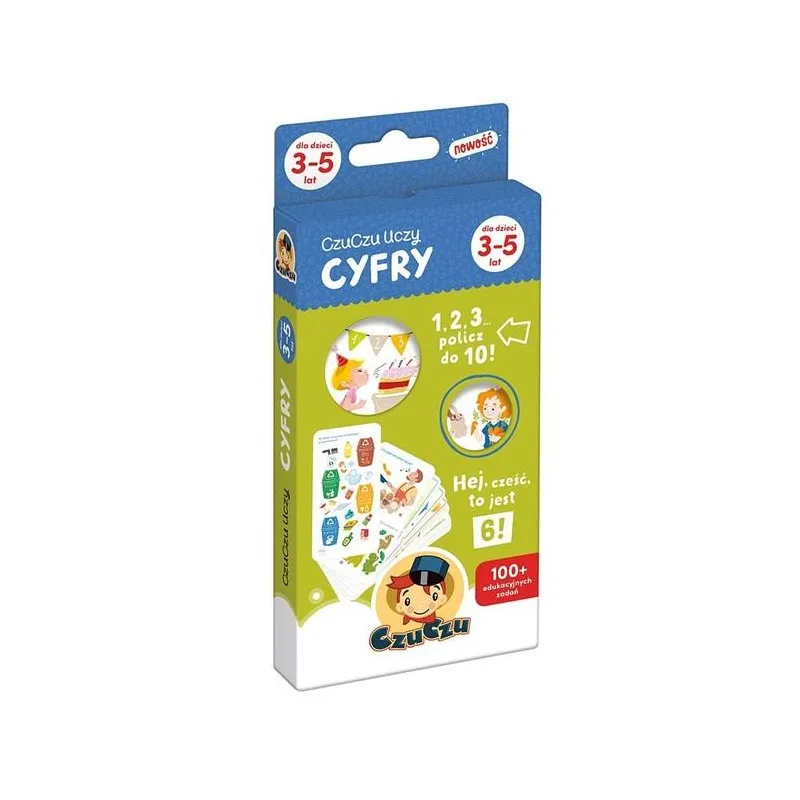 CZUCZU UCZY. CYFRY 3-5 LAT