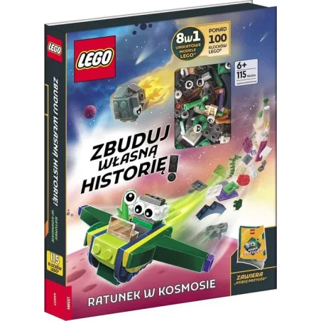 LEGO BOOKS RATUNEK W KOSMOSIE. ZBUDUJ WŁASNĄ HISTORIĘ