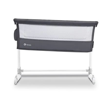 Łóżeczko Dostawne Ciemnoszare Lionelo Theo Dark Grey