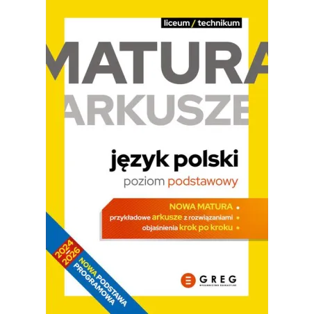 MATURA ARKUSZE JĘZYK POLSKI