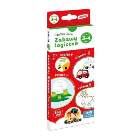 CZUCZU UCZY ZABAWY LOGICZNE 3-4 LATA