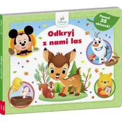 DISNEY MALUCH. ODKRYJ Z NAMI LAS. KSIĄŻECZKA Z OKIENKAMI