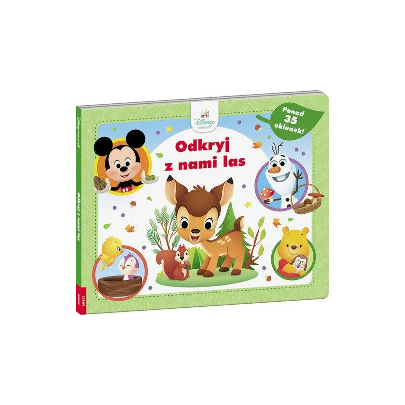 DISNEY MALUCH. ODKRYJ Z NAMI LAS. KSIĄŻECZKA Z OKIENKAMI