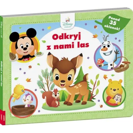 DISNEY MALUCH. ODKRYJ Z NAMI LAS. KSIĄŻECZKA Z OKIENKAMI