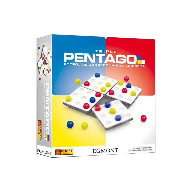 PENTAGO TRIPLE GRA LOGICZNA EGMONT 8+