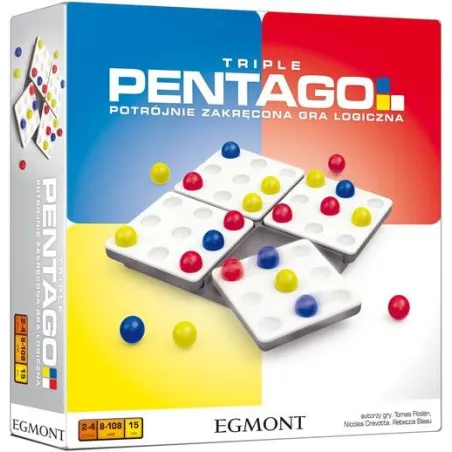 PENTAGO TRIPLE GRA LOGICZNA EGMONT 8+