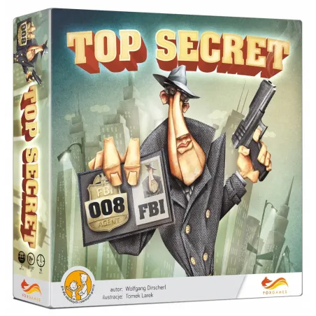 TOP SECRET GRA PLANSZOWA FOXGAMES 7+